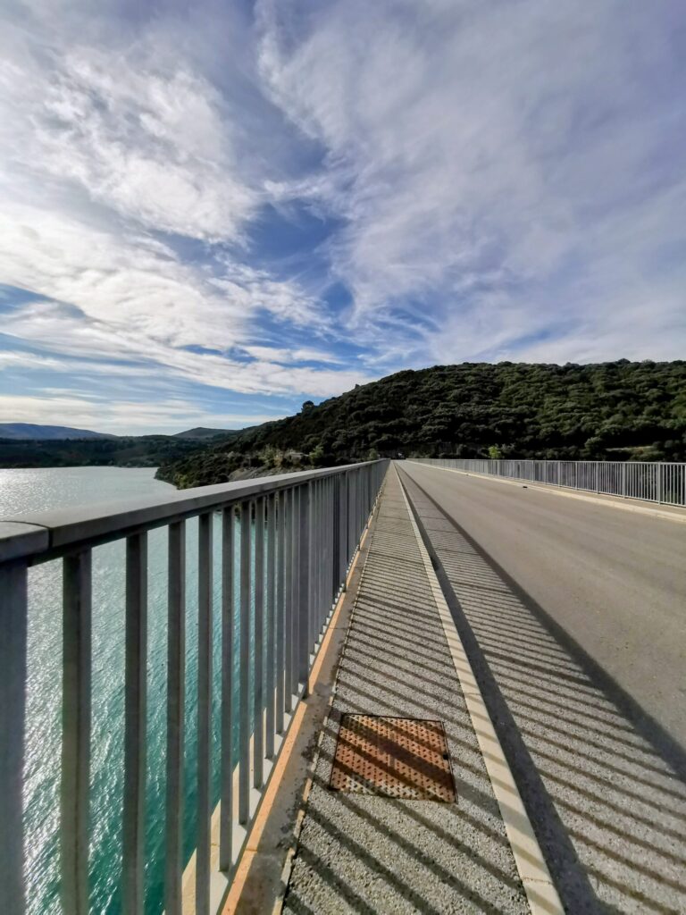 Driving across the French Riviera from Eurocamp base along the coastal road.  